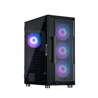 Zalman Case ATX - i3 NEO ARGB Black - Mesh, aRGB, Tempered Glass