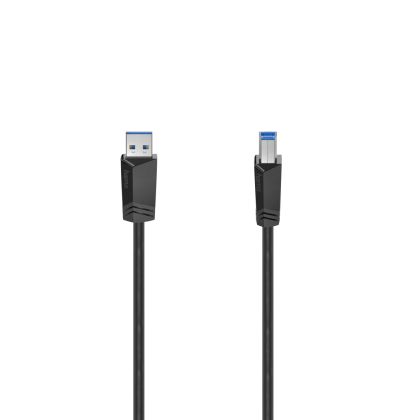 Cablu HAMA USB 3.0 -A tată -B tată, 1,5 m, 1 stea