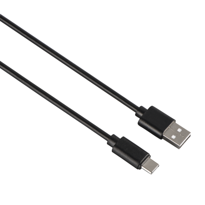 Cablu HAMA USB-C tată -USB 2.0 A tată, 0,9 m., 480Mbit/s, ambalare în vrac