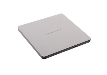DVD Writer extern Slim, LG GP60NS60, USB 2.0, argintiu