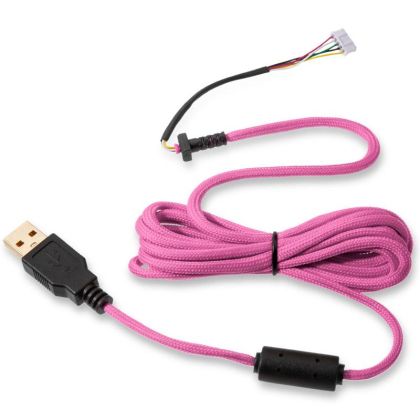 Кабел за мишка Glorious Ascended Cable V2 - Majin Pink