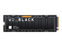 WD Black 2TB SN850X NVMe SSD PCIe Gen4 x4 M.2 extrem de rapid cu radiator intern, ambalat unic