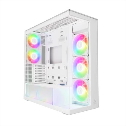 Arctic Case E-ATX - Xtender (White) - 5 A-RGB Fans included