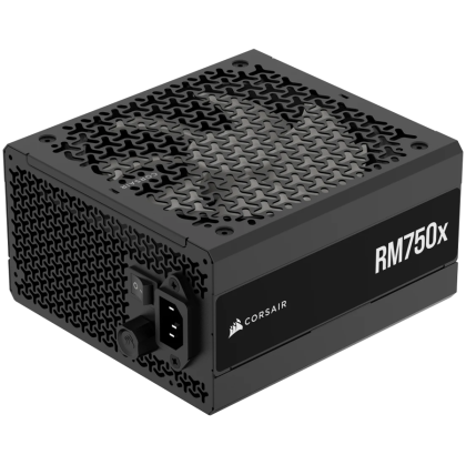 Seria CORSAIR RMx, RM750x, 750 wați, ATX 3.1, certificat Cybenetics Gold, sursă de alimentare complet modulară, EAN: 0840006676850