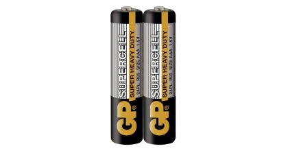 Zinc carbonic zinc battery GP SUPERCELL  R03 AAA 2 pcs.  shrink 1.5V