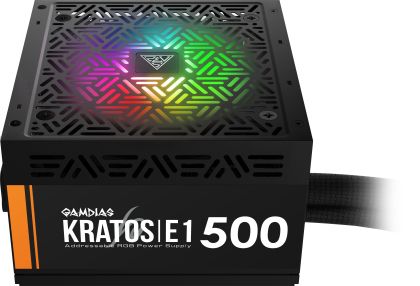 Gamdias PSU 500W Addressable RGB - KRATOS E1-500