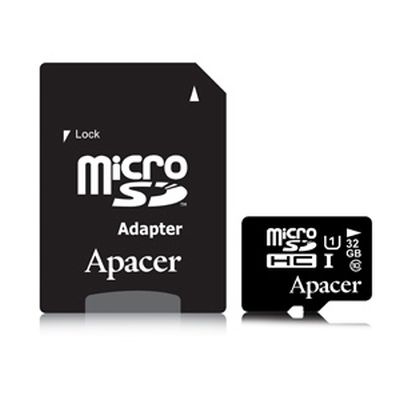 Memorie Apacer 32 GB Micro-Secure Digital HC UHS-I Clasa 10 (1 adaptor)