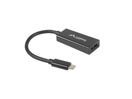 Adapter Lanberg adapter USB type-c (m) -> Display port (f)