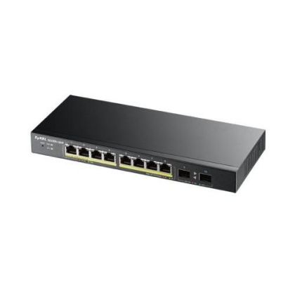 Switch ZYXEL GS1900-10HP, 8 Ports Managed, Gigabit