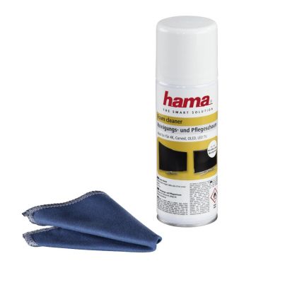 Spray de curățare HAMA 95884, 200 ml, cârpă microfibră 20x20 cm