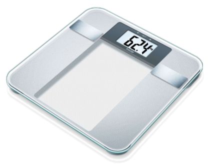 Beurer BG 13 Diagnostic Bathroom Scale; XL display; body weight, body fat, body water, muscle percentage, bone mass, 10 users; 150 kg