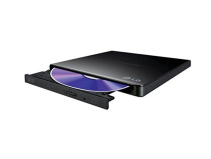 Оптично устройство Hitachi-LG GP57EB40 Ultra Slim External DVD-RW, Super Multi, Double Layer, TV connectivity, Black