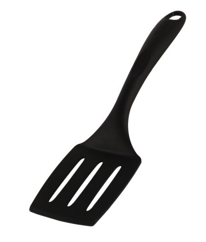 Spatula Tefal 2743712, Bienvenue, Slotted spatula, Kitchen tool, With holes, Up to 220°C, Dishwasher safe, black