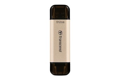 Memory Transcend 512GB, USB3.2, Pen Drive, TLC, High Speed, Type-C