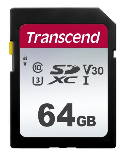 Memorie Transcend Card SD de 64 GB UHS-I U1