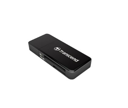 Cititor de carduri SD/microSD Transcend, USB 3.0/3.1 Gen 1, negru