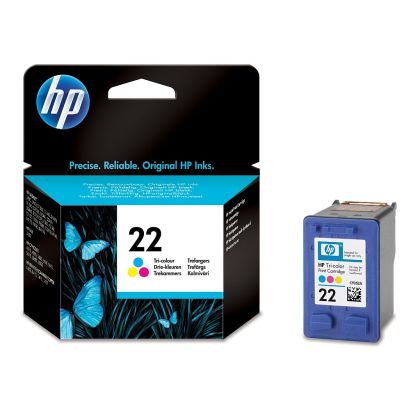 Consumable HP 22 Tri-color Inkjet Print Cartridge