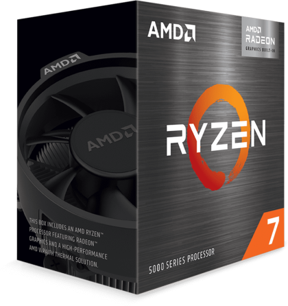 Procesor AMD RYZEN 7 5700G, 3,8GHz (Până la 4,6GHz) 20MB Cache, 65W, AM4, BOX