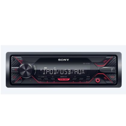 Receptor Sony DSX-A210UI Receptor media pentru mașină cu USB, iluminare roșie