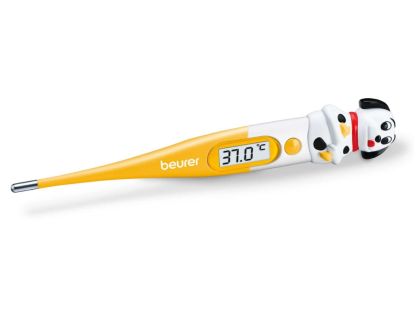 Термометър Beurer BY 11 Dog clinical thermometer, Contact-measurement technology, temperature alarm as from 37.8 C°, Display in C° and F°, Flexible measuring tip; Protective cap; Waterproof tip and display