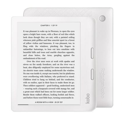 Cititor pentru cărți electronice Kobo Libra 2 Cititor de cărți electronice E Ink Ecran tactil 7 inchi alb