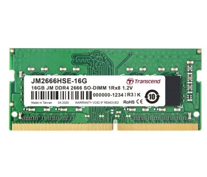 Memory Transcend 16GB JM DDR4 2666Mhz SO-DIMM 1Rx8 2Gx8 CL19 1.2V