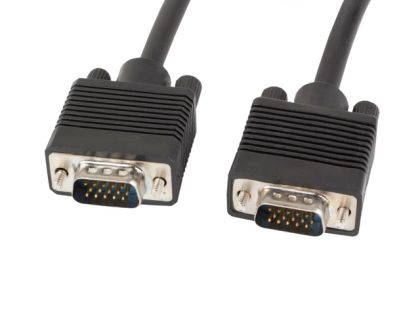 Lanberg VGA M/M cable 1.8m dual-shielded, 2x ferrite, black