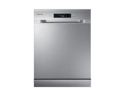 Mașină de spălat vase Samsung DW60M5050FS/EC, Mașină de spălat vase, 60cm, Eficiență energetică F, Capacitate 13 p/s, 12l, afișaj mare, 48dB, Look Inox