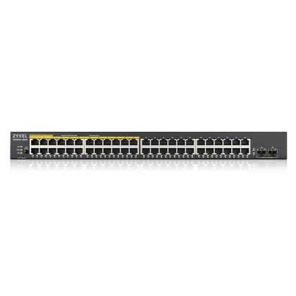 Switch ZYXEL GS1900-48HP, 48 port managed, PoE, Gigabit, Rack-Mount