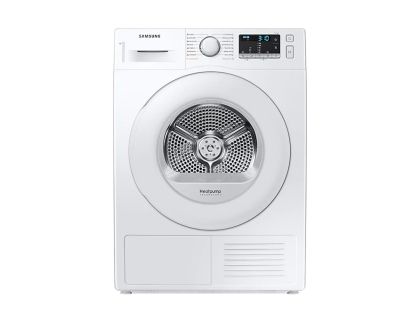Dryer Samsung DV80TA020TT/LE, Tumble Dryer with Heat Pump technology, 8kg, A++, Wrinkle prevention, Quick Dry 35 ', LED, Diamond drum, White