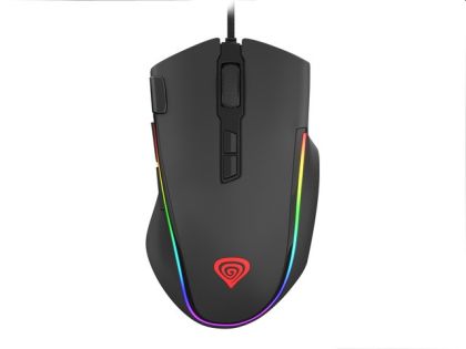 Mouse Genesis Gaming Mouse Krypton 700 G2 8000DPI with Software RGB Illuminated Black