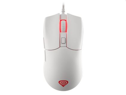 Mouse Genesis Gaming Mouse Krypton 8000DPI RGB Ultralight White PAW3333
