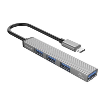 Orico USB3.0/2.0 HUB 4 port - Type-C input - AH-13-GY
