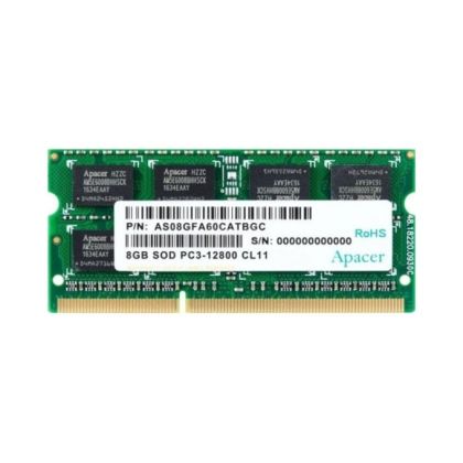 Memory Apacer 8GB Notebook Memory - DDR3 SODIMM PC12800 512x8 @ 1600MHz