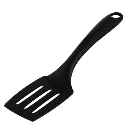 Spatula Tefal 2745112, Bienvenue, Little spatula, Kitchen tool, With holes, Up to 220°C, Dishwasher safe, black
