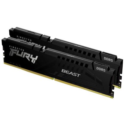 Memory Kingston FURY Beast Black 32GB(2x16GB) DDR5 6000MHz KF560C40BBK2-32