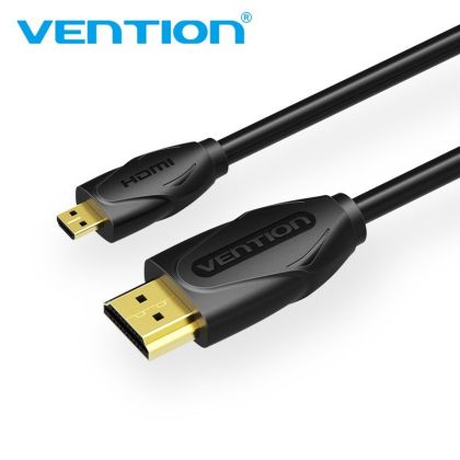 Vention Micro HDMI2.0 Cable 1.5M Black - VAA-D03-B150