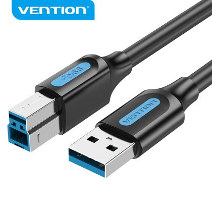 Cablu Vention USB 3.0 AM / BM - 1.5M Negru - COOBG