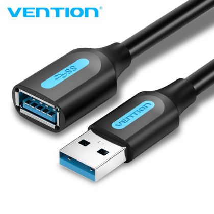 Cablu Vention USB 3.0 Extensie AM / AF - 1.5M Negru - CBHBG