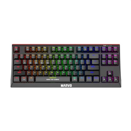 Marvo Wireless Gaming Mechanical keyboard KG953W - Bluetooth 5.0, Blue switches, 87 keys TKL