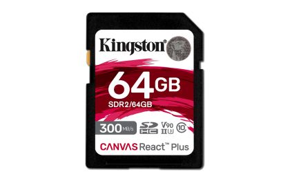 Memory card Kingston Canvas React SDXC 64GB, UHS-II