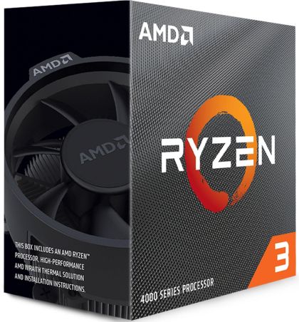 Procesor AMD Ryzen 5 4600G, soclu AM4, 6 nuclee, 12 fire, 3,7 GHz (până la 4,2 GHz), 8 MB cache, 65 W, BOX