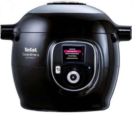 Мултикукър Tefal CY855830 Cook4me Connect + 150 BG recipes, 6L, black