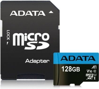 Memory Adata 128GB MicroSDXC UHS-I CLASS10 A1 (1 adapter)