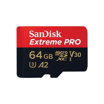 Memory card SANDISK Extreme PRO microSDXC, 64GB
