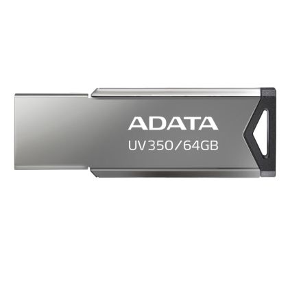 Memory Adata 64GB UV350 USB 3.2 Gen1-Flash Drive Silver