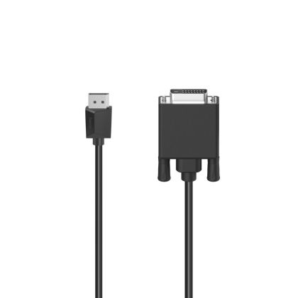 Cablu HAMA DisplayPort mascul - DVI mascul, Ultra-HD 4K, 1,50 m, Negru