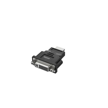 Adaptor HAMA, HDMI mascul - DVI mamă, Ultra-HD 4K, Negru