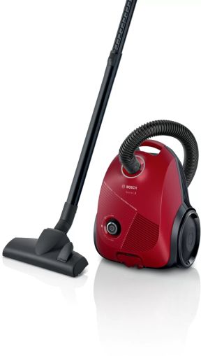 Vacuum cleaner Bosch BGBS2RD1, Vacuum cleaner with bag Red, Series 2