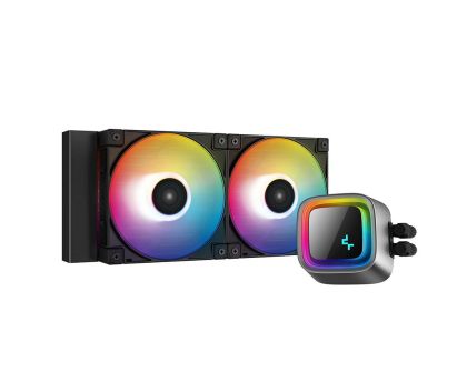 DeepCool Water Cooling LS520 - Addressable RGB, Infinity mirror design - LGA1700/AM5